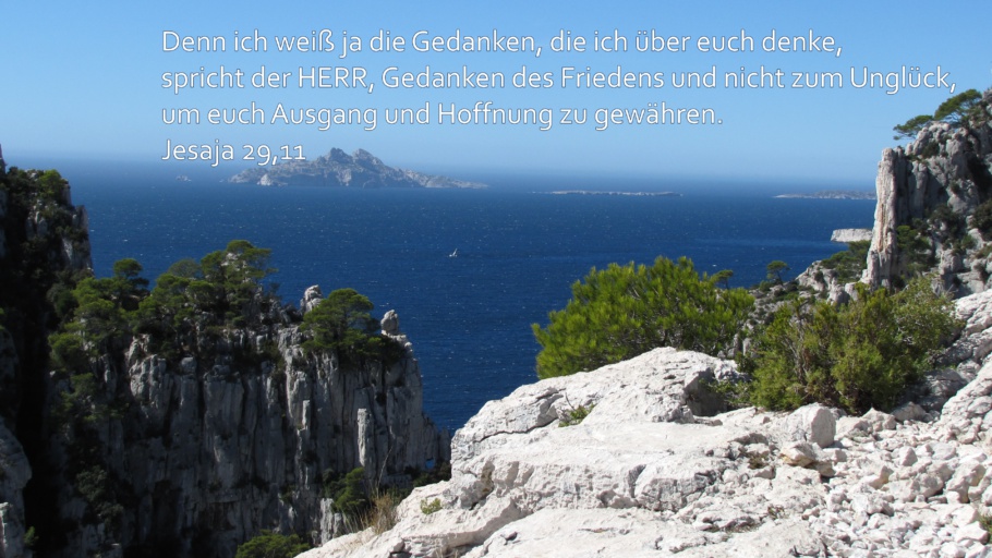 Meer Fels - Cassis FR - Jesaja 29