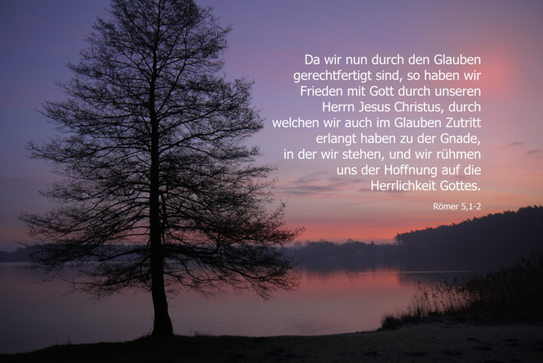 Sonnenuntergang - Römer 5 1-2